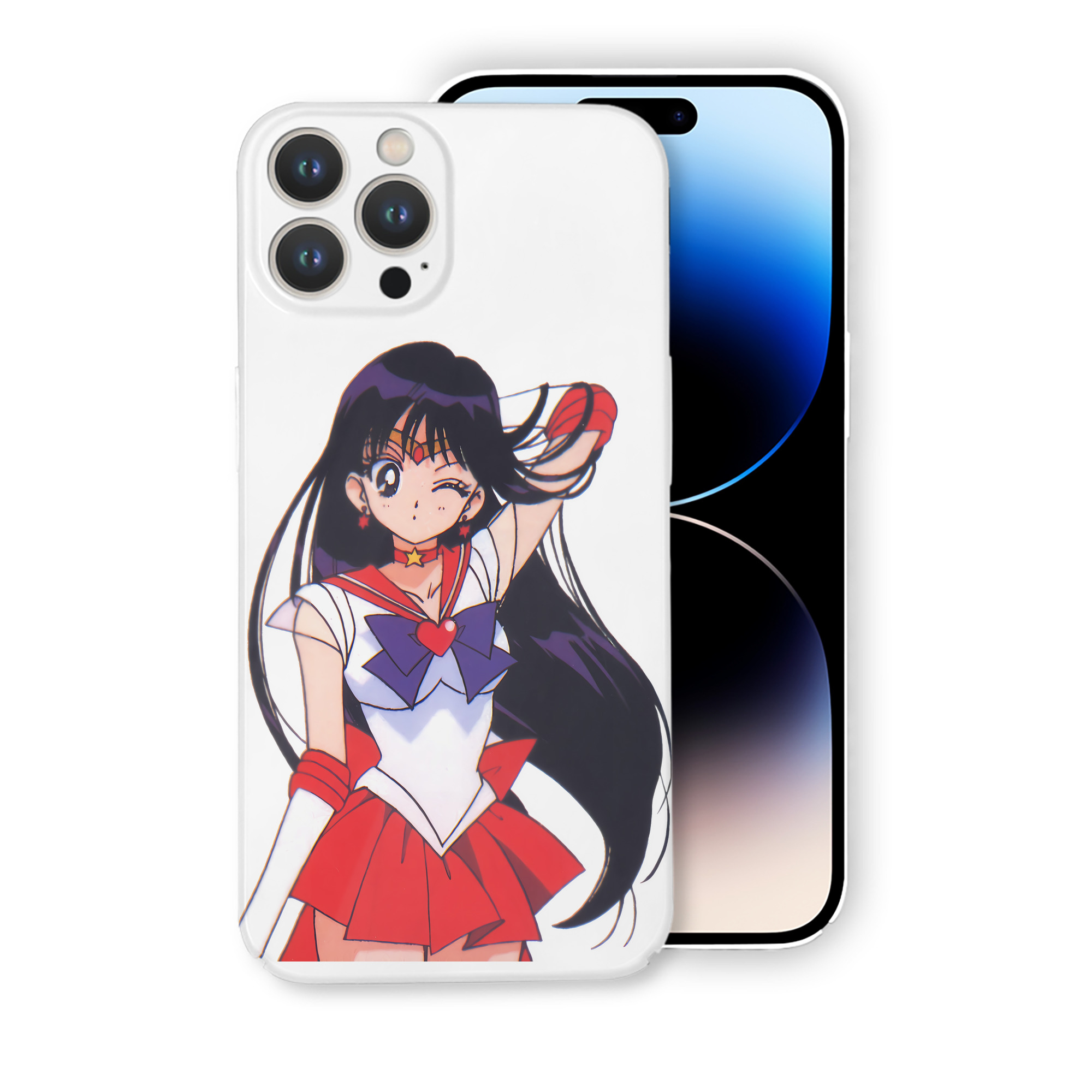 （画像用） 美少女戦士セーラームーン 火野レイ ひの レイ Sailor Moon Hino Rei （セーラーマーズ,Sailor Mars） 【iPhone 14シリーズ対応】ハードケース